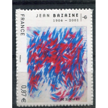 2011 Francia Arte Bazaine mnh n.6 autoadesivi n.5 non autoadesivi