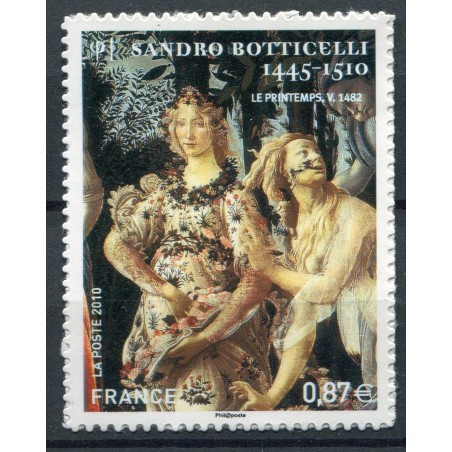 2010 Francia Arte Botticelli autoadesivi