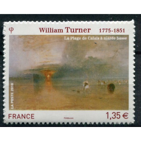 2010 Francia Arte Turner mnh autoadesivi