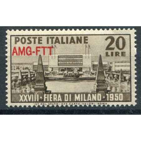 1950 Trieste A 28° Fiera di Milano n. 69 mnh foto d'esempio