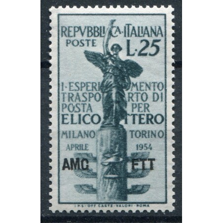 1954 Trieste A Elicottero n.199 mnh foto d'esempio