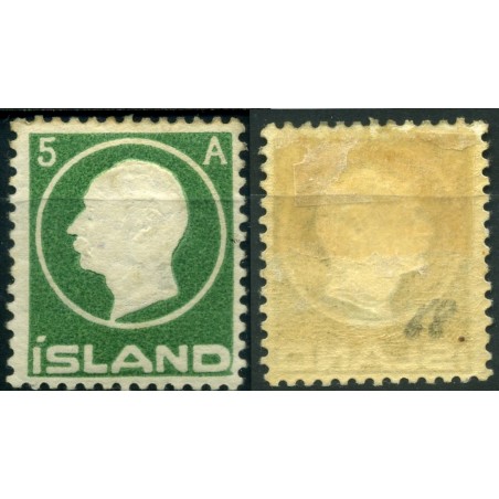 1912 ISLANDA RE FEDERICO VIII N.68   MH    LNT029