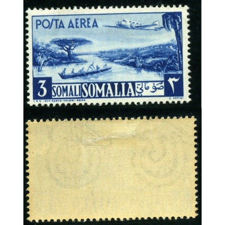 1950 SOMALIA AFIS N.10 C.65 + POSTA AEREA N.9 3S  MH- MNH  LNT185