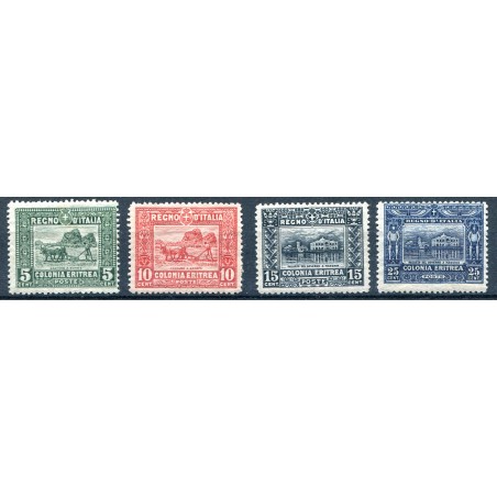 1910/14 Eritrea Eritrea Soggetti Africani n.34/37 mh cat. 1100