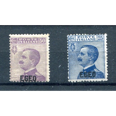 1912 Egeo soprastampati n.1/2 mh cat. 220