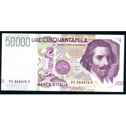 Lire 50.000 Bernini, 2°...
