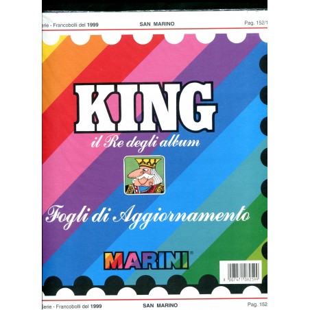 1999 San Marino fogli di aggiornamento nuovi