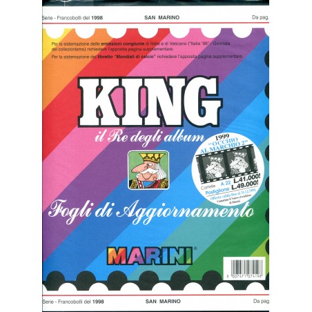 2000 San Marino fogli di aggiornamento nuovi