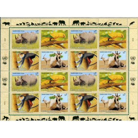 1995 ONU PROTEZIONE NATURA WILDE LIFE MNH  LNT886