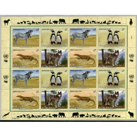 1993 ONU PROTEZIONE NATURA WILDE LIFE MNH  LNT887