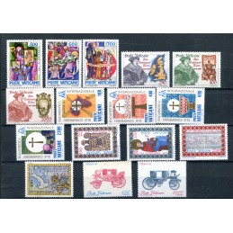 1985 Vaticano annata cpl mnh