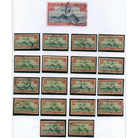 1926/47 EGITTO -  EGYPT LOT OF STAMPS AIR MAIL USED    F831