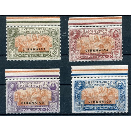 1943 Cirenaica Propaganda Fide n.1/4 mnh cat. 150
