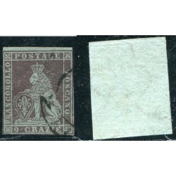 1851/52 TOSCANA 9CR. BRUNO...