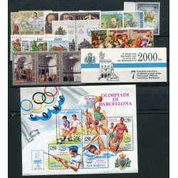 1992 San Marino annata Cpl...