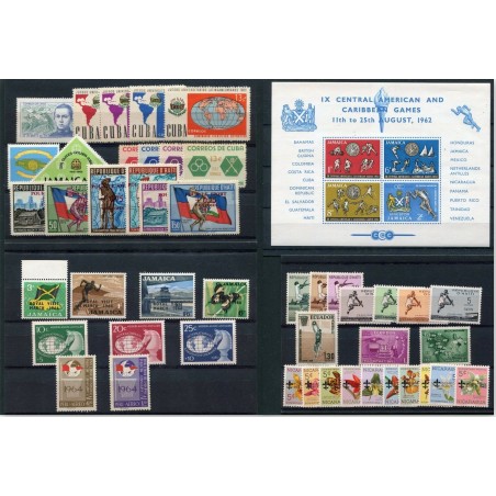  CARAIBI - SUD AMERICA LOT OF STAMPS MNH ONT484 