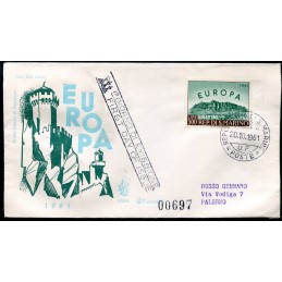 1961 San Marino FDC Europa...
