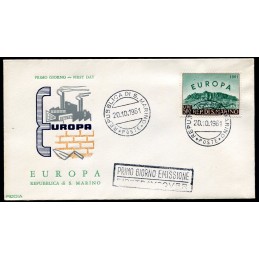 1961 San Marino FDC Europa...