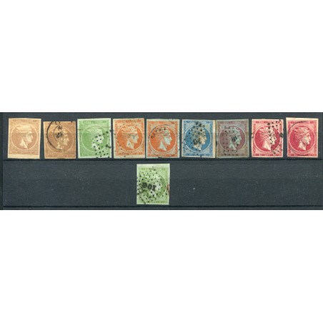 1862/69  Grecia lotto di francobolli usati