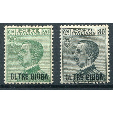 1925 Oltre Giuba soprastampati n.16/17 mnh cat. 65
