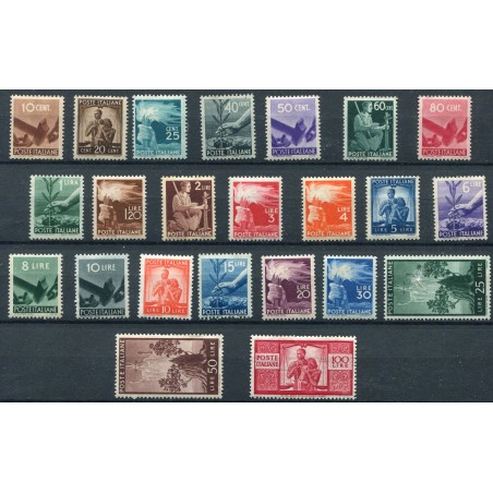 1945/48 Italia Democratica n.543/65 mnh cat. 1350