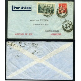 1940 Francia lettera via...