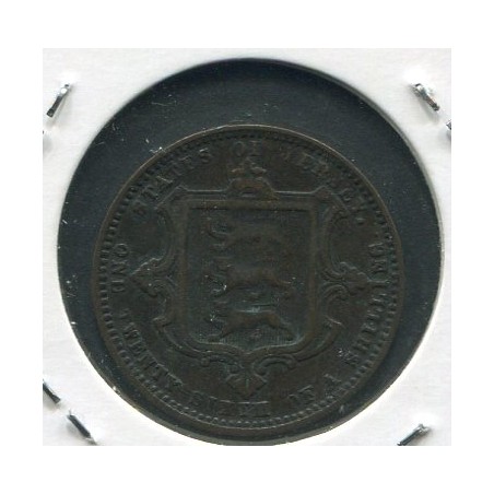 1866 Jersey Vittoria 1,26 SH. bronzo krause km4