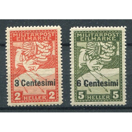 1918 Occ. Austriaca Espressi n.1/2 MH Cat. 440