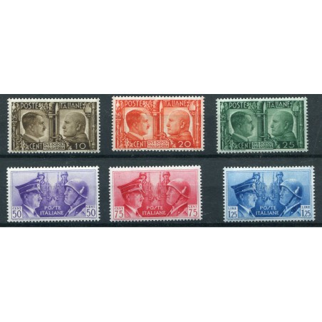 1941 Itala Fratellanza d'Armi n. 452/57 MNH Cat. 140