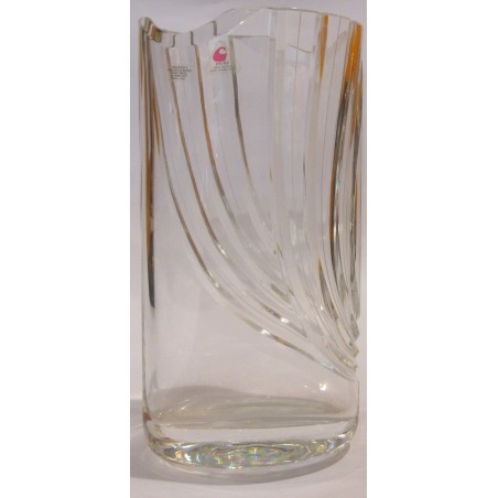 Vaso in cristallo anni '90 di produzione italiana.
