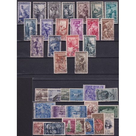 1950 Italia Repubblica annata cpl  usata Cat. 241