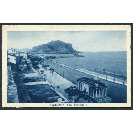 Palermo 1936 Cartolina, Foro Umberto I, viaggiata