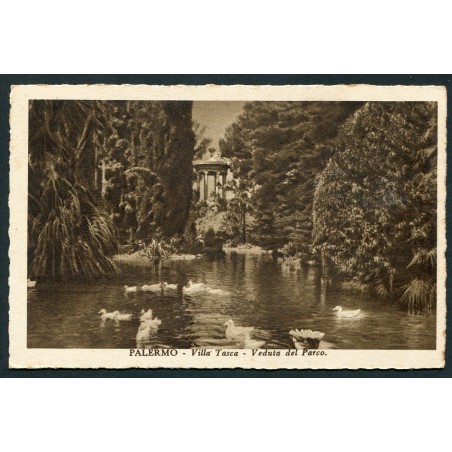 Palermo primi '900 Cartolina, Villa Tasca