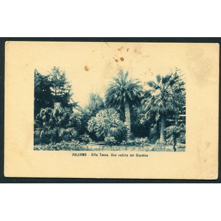 Palermo primi '900 Cartolina, Villa Tasca