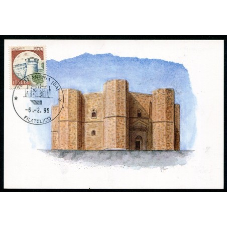 1995 - Serie di 10 cartoline con annullo speciale di Monumenti