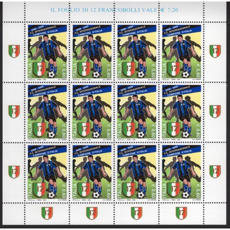 2009 Italia Repubblica minifoglio Inter mnh