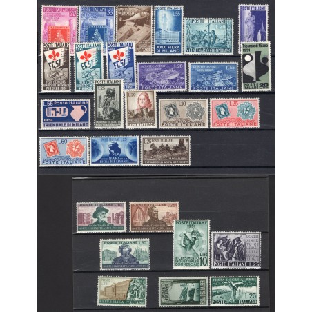 1951 Italia annata Cpl MNh Cat. 735