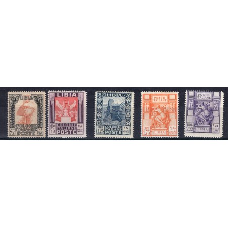 1931 Libia Pittorica n. 103/07 MNH Cat. 110
