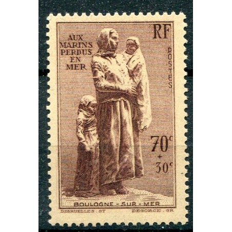 1939 Francia - Monumento nazionale ai marittimi, n. 474. MNH. Cat 400