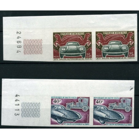 1970 HAUTE VOLTA 57° SALON AUTOMOBILE PARIS    IMPERFORATED MNH  E459