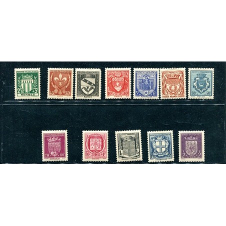 1941 FRANCIA STEMMI  N.526/37   MNH    E548