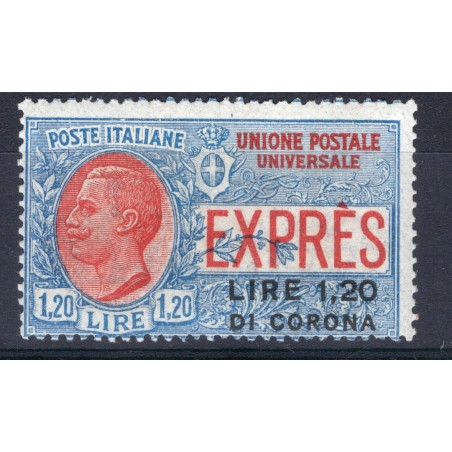 1922 Dalmazia Espresso n. 2 MNH Cat. 1250