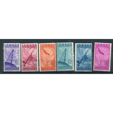 1947 Italia Repubblica Posta aerea radio MNH