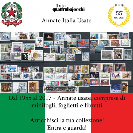 Annate Italia - Dal 1955 al 2017 Usate
