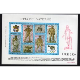1987 Vaticano Foglietto...