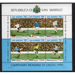 1990 San Marino Foglietto...