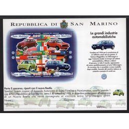 1997 San Marino Foglietto...