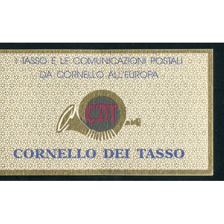 1993 Italia Libretto I Tasso e le comunicazioni postali MNH