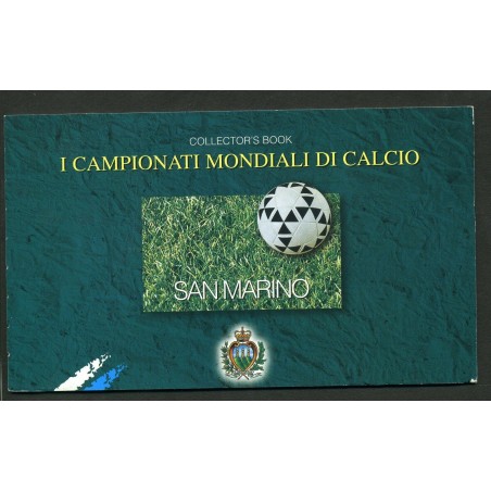 1998 San Marino Libretto Campionato mondiale di calcio MNH