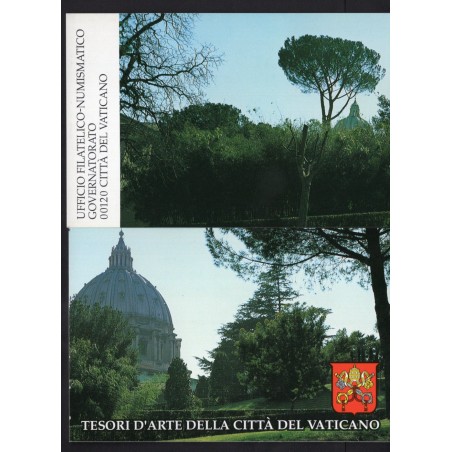 1993 Vaticano Libretto Tesori dell'arte della Città del Vaticano MNH